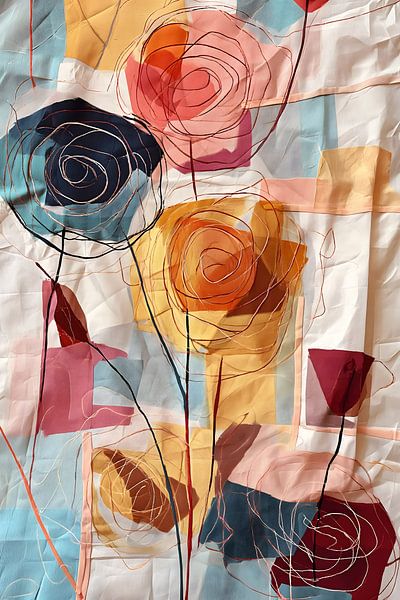 Fleurs en papier par Jacky