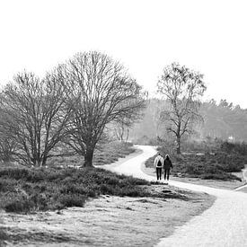 Marcher ensemble sur le chemin sur Jos van den Heuvel