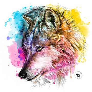 Wolf sur Sue Art studio