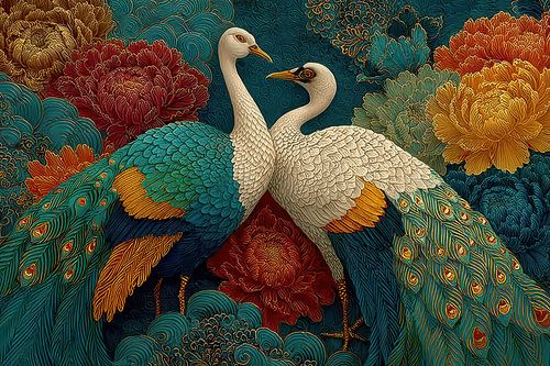 japanse kunst vogels