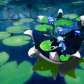 Blue Garden by True Color Stories