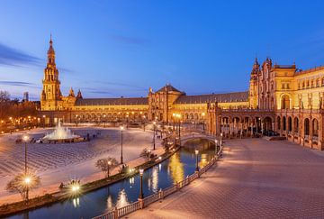 Plaza d'España in Seville, Spain by Adelheid Smitt