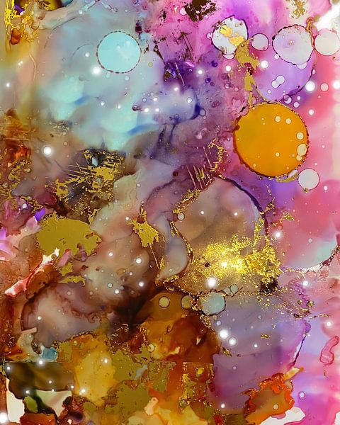 Alkoholtinte Rosa von Ruth Day