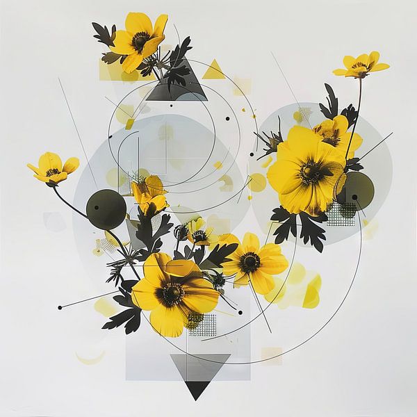 Ranunculus Harmony - Elegant Ranunculus by Poster Art Shop