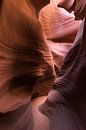 Doorlop Antelope Canyon von Jeffrey Van Zandbeek Miniaturansicht