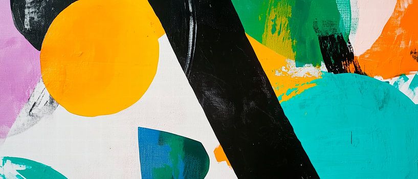 Abstract colour composition - Dynamic by Poster Art Shop