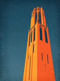 Utrecht in Orange and Blue by Franka Poulain