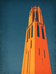 Utrecht in Orange-Blau