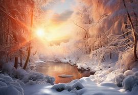 Romantische Winterlandschaft