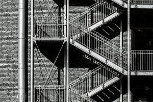 Escalier en acier sur Dieter Walther