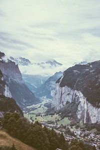 Lauterbrunnen Zwitserland van Patrycja Polechonska