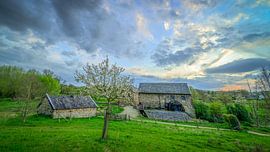 The fulling mill of Epen at sunset by John Goossens Photography