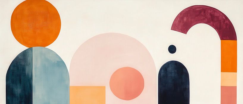 Formes géométriques abstraites par Poster Art Shop