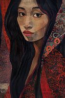 Javanische Frau aus der Serie 'Djawa'
