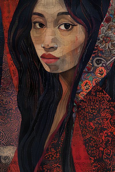 Femme javanaise de la série 'Djawa&amp;#039 ;. par Atelier Lovina