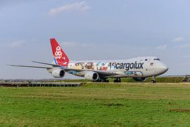 Cargolux Airlines Boeing 747-8 in Cutaway livery. van Jaap van den Berg