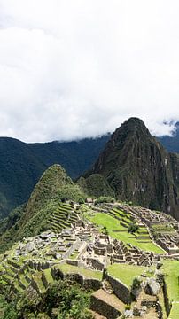 Pérou - Vue du Machu Picchu sur Eline Willekens