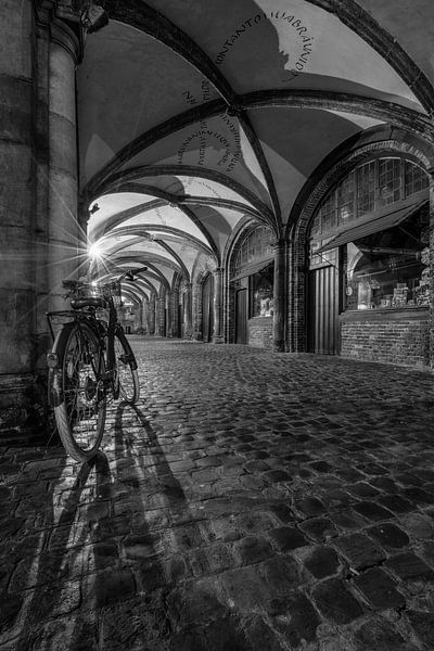 Brugge by night van Rik Verslype