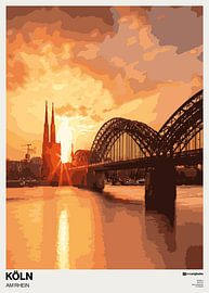 Series 21, Motif 6: Cologne (50x70) by Jens Unglaube