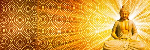 boeddha in het licht