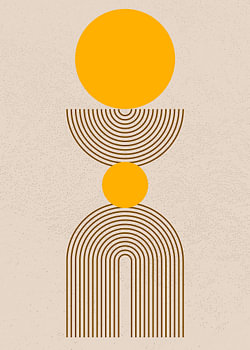Cercles orange