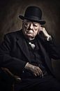 Winston Churchill The Thoughtful Statesman by Art & Soul Creations thumbnail