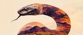 Paysage de serpents sur Poster Art Shop