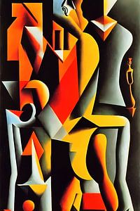 Peinture murale abstraite II
