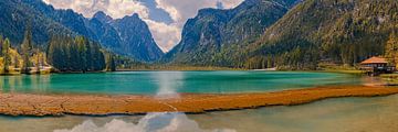 Panorama of Lake Dobbiaco by Henk Meijer Photography