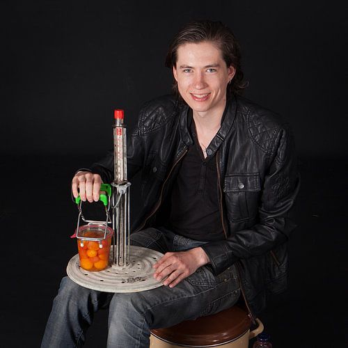 Portret van jongere ambacht wecken