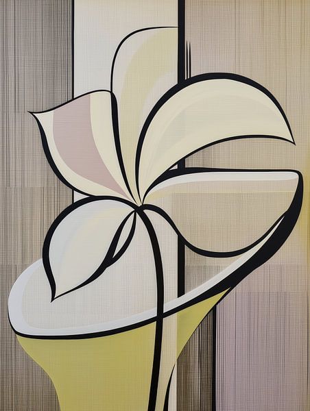 Bloem abstract van Imagine