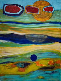 The Blue Dot 6 by Henk Steins