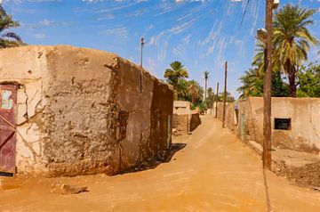 Dorf im Sudan by Frank Heinz