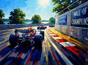 Gemälde zum Thema Formel 1: Circuit Gilles Villeneuve