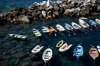 Boats floating on the water