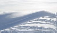 Winterlandschaft in die Schweiz, zwischen Fiescheralp en Bettmeralp von Johan van Veelen Miniaturansicht