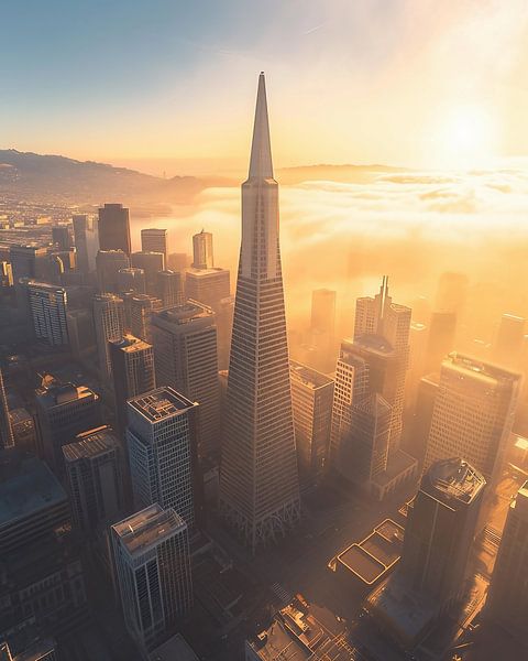 Onderweg in San Francisco van fernlichtsicht