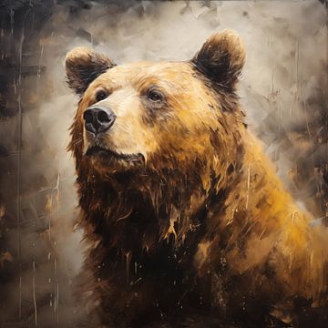 Brown bear by TheXclusive Art