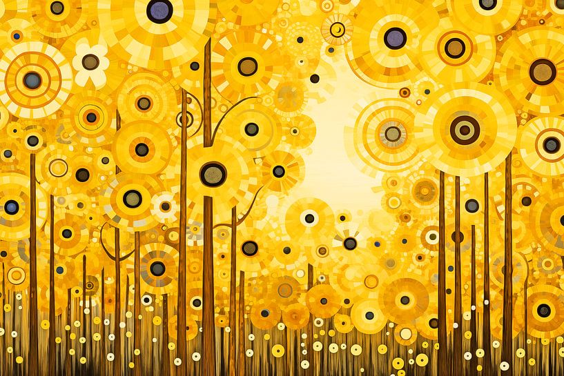 Zonnebloem, Gustav Klimt van Caroline Guerain