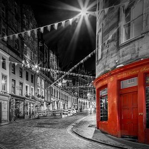 Charmante impression de soirée sur W Bow, Victoria Street - Colorkey