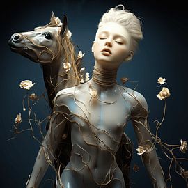 Pferdemädchen von Ton Kuijpers