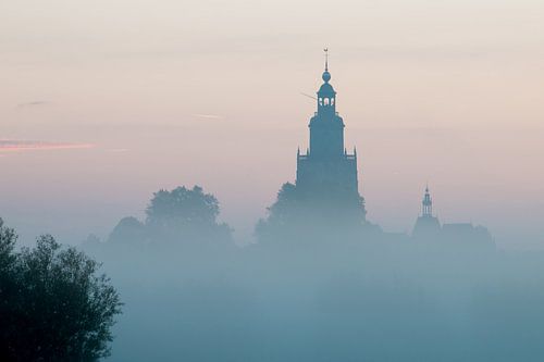 zutphen in the fog 2 by michel nolsen