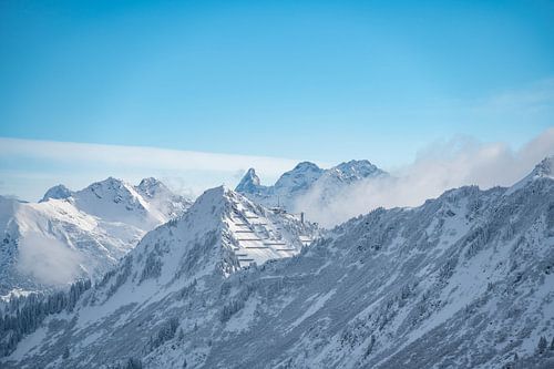 Walmedinger Horn en de Tretachspitze op de achtergrond