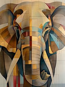 Elefant abstrakt