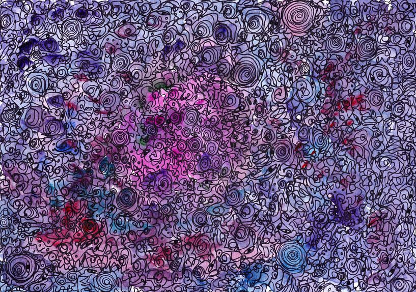 The clustering of love. All purposed van MY HAPPY SOUL ART