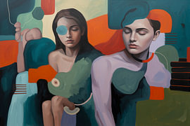 Sisters in Mind by Mad Dog Art