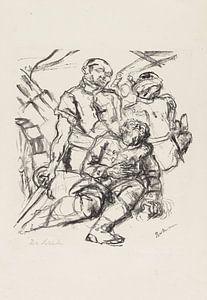 Gefallene Soldaten, MAX BECKMANN, 1914
