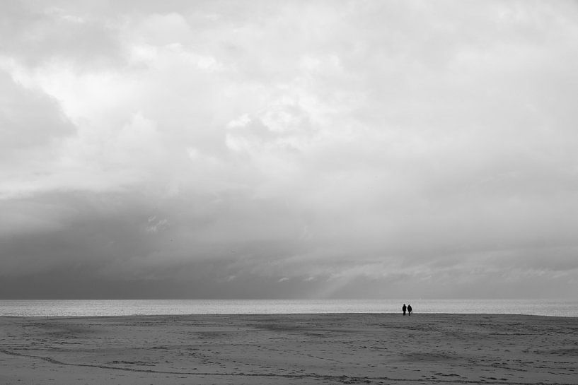 Portrait of a gloomy day in Ostend 3 by Jan Van Bizar