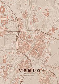 Stadtplan von Venlo von Stef van Campen