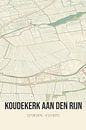 Vintage map of Koudekerk aan den Rijn (South Holland) by Prints of Place thumbnail